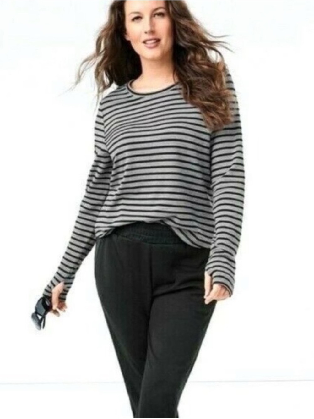 CAbi Pivot French Terry Long Sleeve Tee Style Number 3809